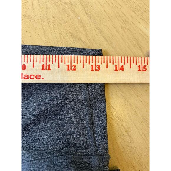 Old Navy Yoga Pants Zipper High Waisted Leggings Color block Pink Gray Gym Med - Picture 9 of 11